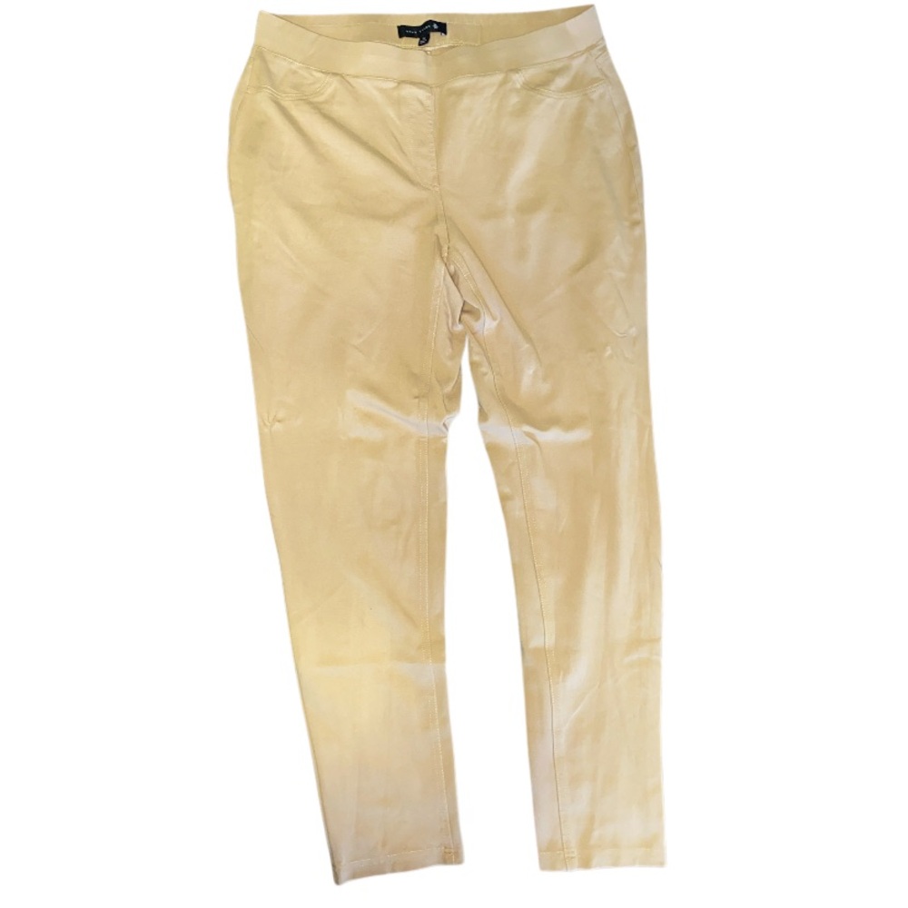 Ryan Wylde • Tan • Stretch • Rayon Blend • Pull-On Pants • 1X